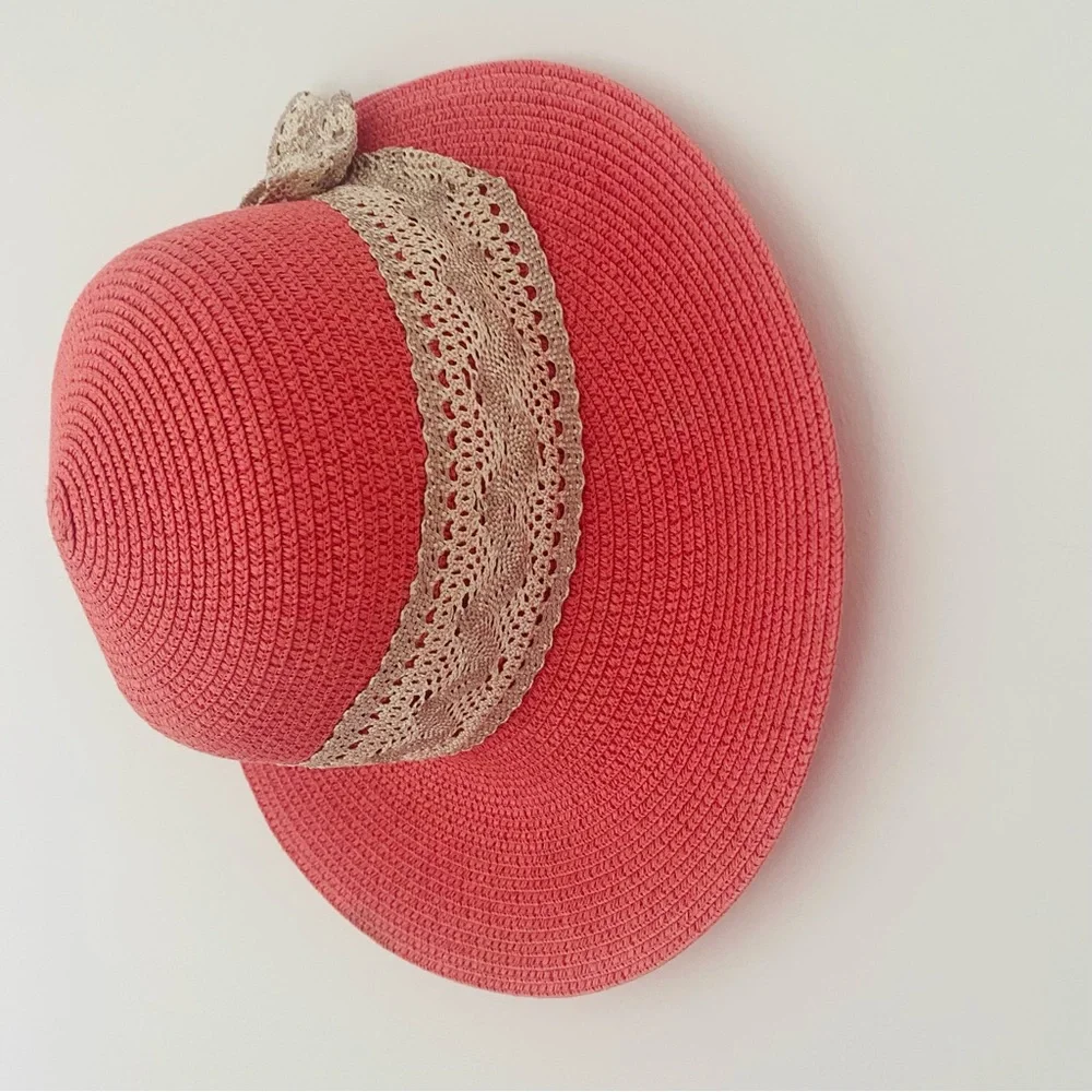💕Pretty Sun/Beach Hat SZ OS - Picture 9 of 13